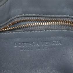 Pre Owned Bottega Veneta Grey Padded Leather Cassette Shoulder Bag