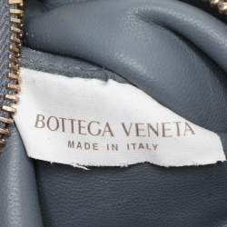Pre Owned Bottega Veneta Grey Padded Leather Cassette Shoulder Bag