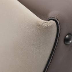 Pre Owned Bottega Veneta Tricolor Leather Small Piazza Bag