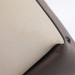 Pre Owned Bottega Veneta Tricolor Leather Small Piazza Bag