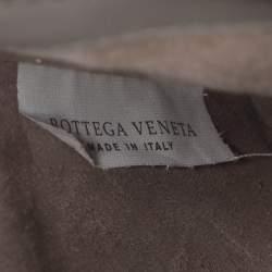 Pre Owned Bottega Veneta Tricolor Leather Small Piazza Bag