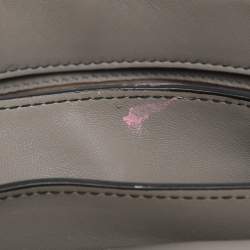 Pre Owned Bottega Veneta Tricolor Leather Small Piazza Bag