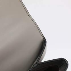 Pre Owned Bottega Veneta Tricolor Leather Small Piazza Bag