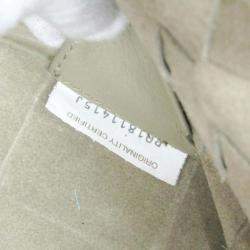 Pre Owned Bottega Veneta Intrecciato Large Light Green Leather Tote Bag