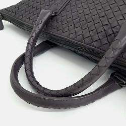 Pre Owned Bottega Veneta Black Leather convertible bag