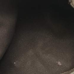 Pre Owned Bottega Veneta Gold/Brown Intrecciato Suede Pouch