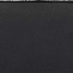 Pre Owned Bottega Veneta Black Alcantara and Alligator Trim Knot Long Clutch