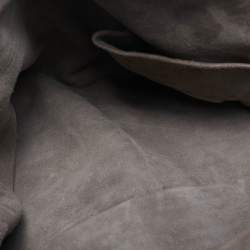 Pre Owned Bottega Veneta Cream/Blue Snakeskin Top Handle Bag