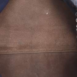 مملوكة مسبقًا Bottega Veneta Blue Intrecciato Leather Duo Shoulder Bag