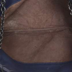 مملوكة مسبقًا Bottega Veneta Blue Intrecciato Leather Duo Shoulder Bag