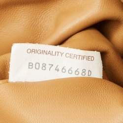 Pre Owned Bottega Veneta Brown Intrecciato Leather Classic The Pouch Clutch