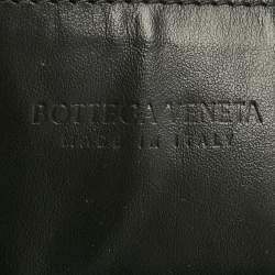 مملوكة مسبقًا حقيبة الكتف بوتيغا فينيتا هوب جلد إنتريشياتو أسود كبيرة