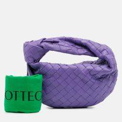 Pre Owned حقيبة بوتيغا فينيتا جويدي صغيرة نسيج ناعم انتريشياتو