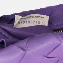 Pre Owned حقيبة بوتيغا فينيتا جويدي صغيرة نسيج ناعم انتريشياتو