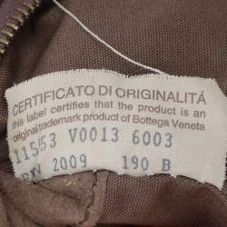 Pre Owned Bottega Veneta Brown Intrecciato Leather Small Veneta Hobo