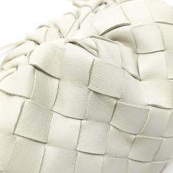 Pre Owned Bottega Veneta Mesh Butter Calf Crossbody Bag