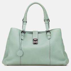 مملوكة مسبقًا حقيبة بوتيغا فينيتا روما سيرفو متوسطة خضراء