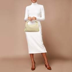 Pre Owned Bottega Veneta Cream Intrecciato Leather Large Veneta Hobo