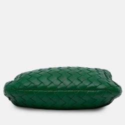 Pre Owned Bottega Veneta Green Mini Nappa Intrecciato Jodie