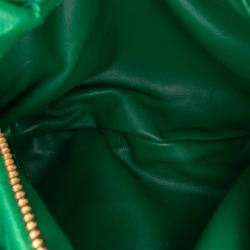 Pre Owned Bottega Veneta Green Mini Nappa Intrecciato Jodie