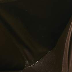 Pre Owned Bottega Veneta Dark Brown Intrecciato Leather French Wallet