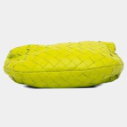 Pre Owned Bottega Veneta Green Mini Nappa Intrecciato Jodie