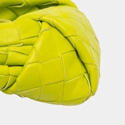 Pre Owned Bottega Veneta Green Mini Nappa Intrecciato Jodie