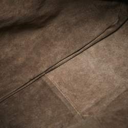 Pre Owned Bottega Veneta Black Intrecciato Leather Flap Hobo