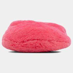 Pre Owned Bottega Veneta Pink Mini Shearling Jodie