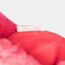 Pre Owned Bottega Veneta Pink Mini Shearling Jodie