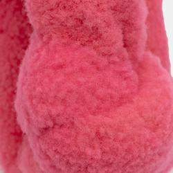 Pre Owned Bottega Veneta Pink Mini Shearling Jodie