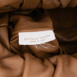 Pre Owned Bottega Veneta Brown Lambskin The Shoulder Pouch