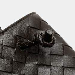 Pre Owned Bottega Veneta Brown Mini Nappa Intrecciato Tote