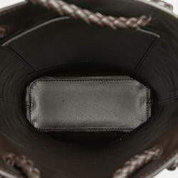 Pre Owned Bottega Veneta Brown Mini Nappa Intrecciato Tote