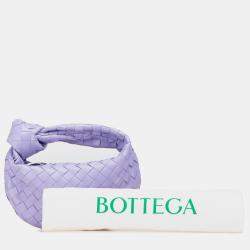 Pre Owned Bottega Veneta Purple Mini Nappa Intrecciato Jodie
