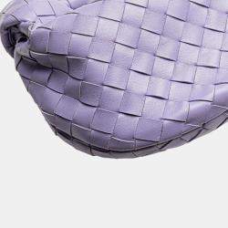 Pre Owned Bottega Veneta Purple Mini Nappa Intrecciato Jodie
