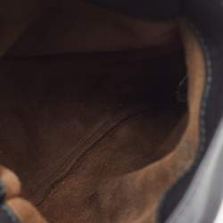 Pre Owned Bottega Veneta Black Intrecciato Leather Olimpia Chain Shoulder Bag