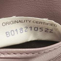 مملوكة مسبقًا محفظة بوتيغا فينيتا جلد أنتريشياتو زهري ثلاثي الطيات مدمج