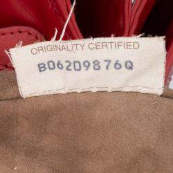 مملوكة مسبقًا Bottega Veneta Red Small Nappa Intrecciato Roma Satchel