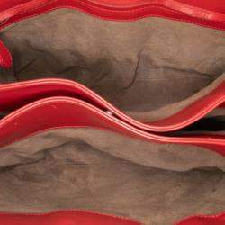 مملوكة مسبقًا Bottega Veneta Red Small Nappa Intrecciato Roma Satchel
