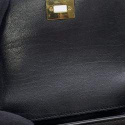 Pre Owned Bottega Veneta Desiree Shoulder Bag Navy Leather Size Mini