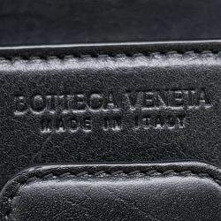 Pre Owned Bottega Veneta Desiree Shoulder Bag Navy Leather Size Mini