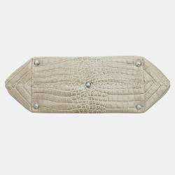 Pre Owned Bottega Veneta Crocodile Top Handle Handbag