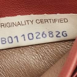 مملوكة مسبقًا محفظة بوتيغا فينيتا قلاب جلد انتريشياتو وردي كونتيننتال