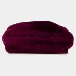 Pre Owned Bottega Veneta Purple Mini Shearling Jodie