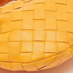 Pre Owned حقيبة هوبو بوتيغا فينيتا ميني جودي جلد إنتريتشياتو زهري داكن