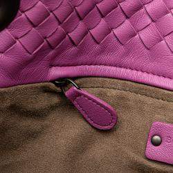مملوكة مسبقًا Bottega Veneta Purple Medium Nappa Intrecciato Garda Tote