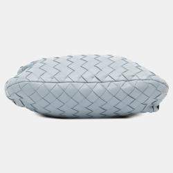 Pre Owned Bottega Veneta Blue Mini Nappa Intrecciato Jodie