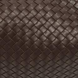 Pre Owned Bottega Veneta Dark Brown Intrecciato Leather Large Veneta Hobo