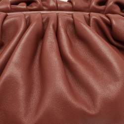 Pre Owned Bottega Veneta Brown Leather Classic The Pouch Clutch